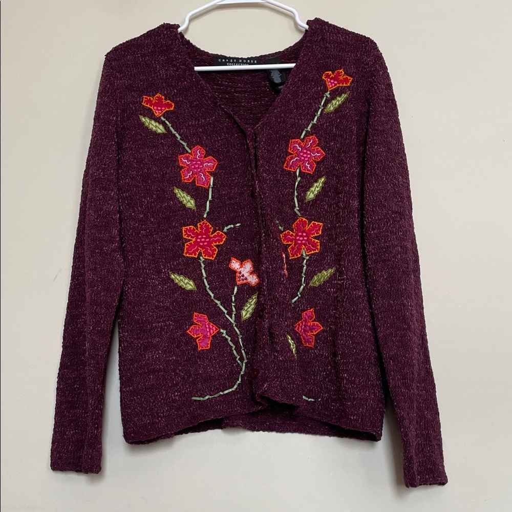Crazy Horse Patchwork‎ Long Sleeve Top